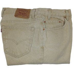 Vintage Levi's Style 550 – Red Tag – Tan Jeans Size: 34 X 30